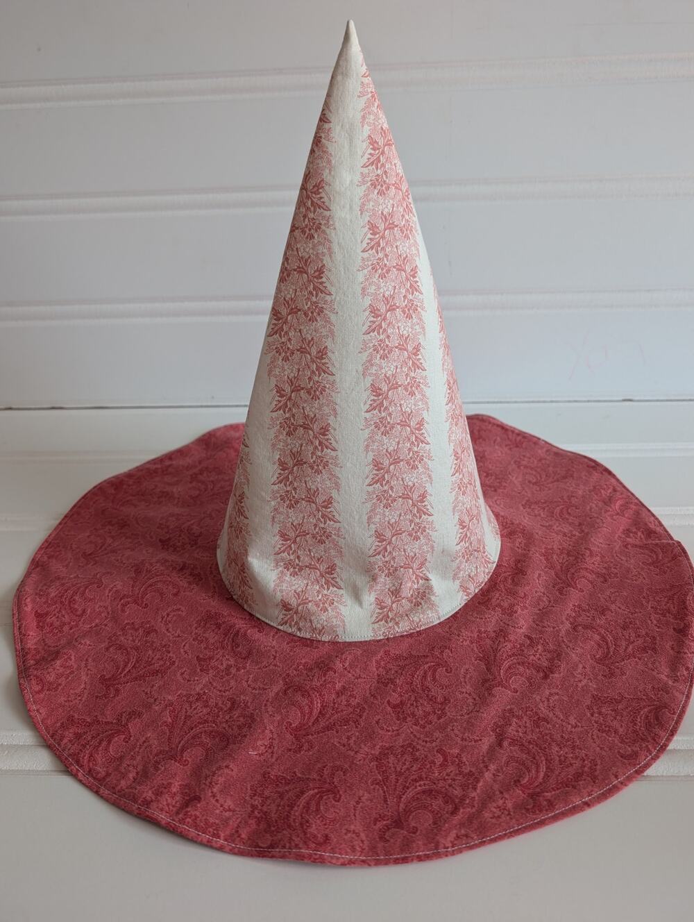 Handmade Floral Whimsy Floppy Witch Hat - 19
